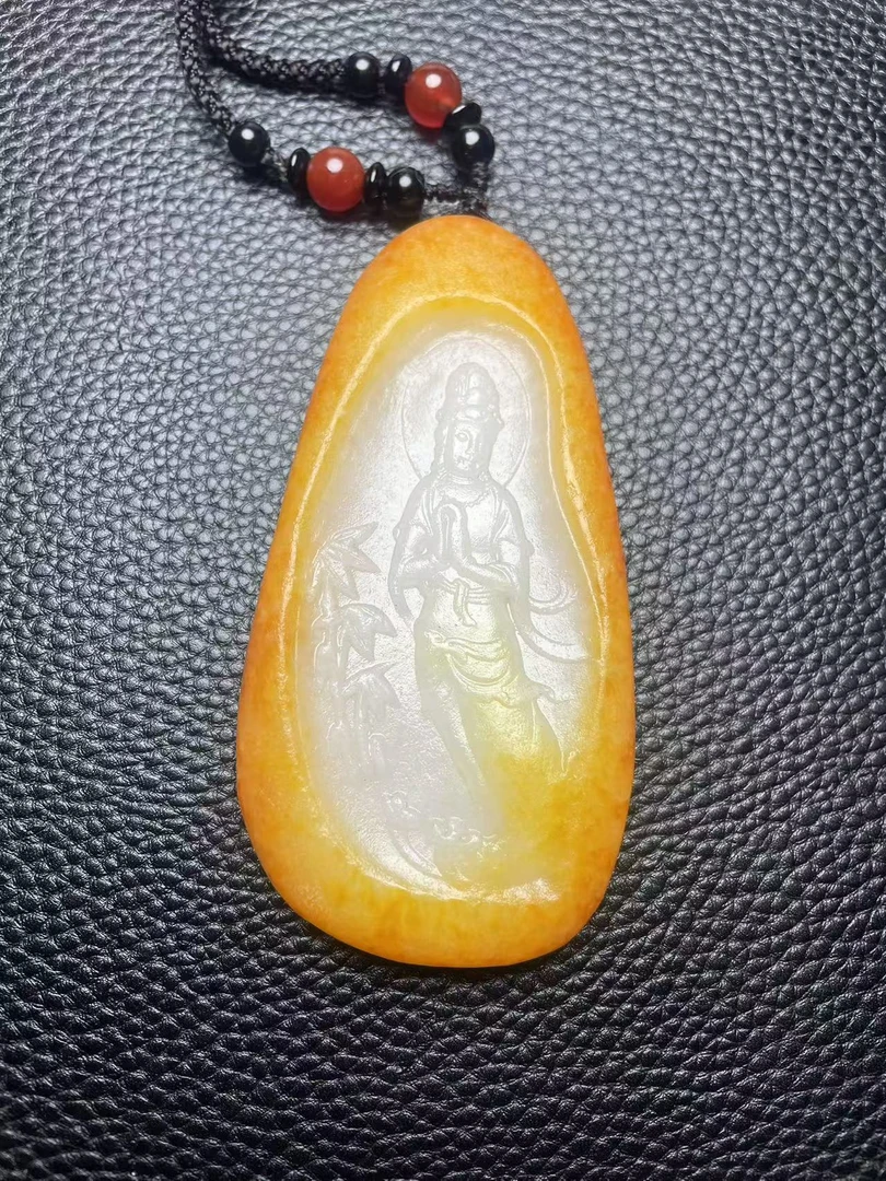 和田玉站观音大牌子