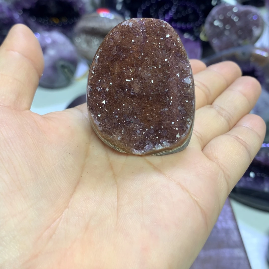 紫晶摆件未镶嵌水晶