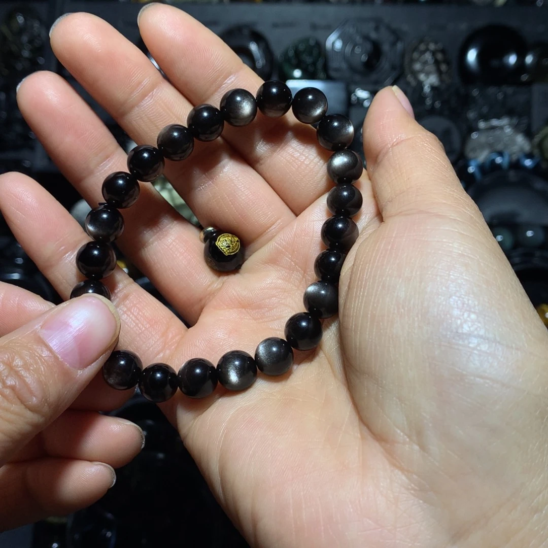 莞***卿黑曜岩未镶嵌珠宝奇石