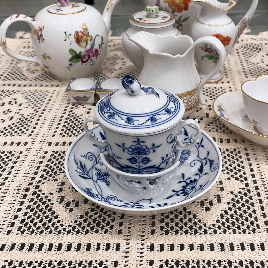 摆件中古一等蓝洋葱
