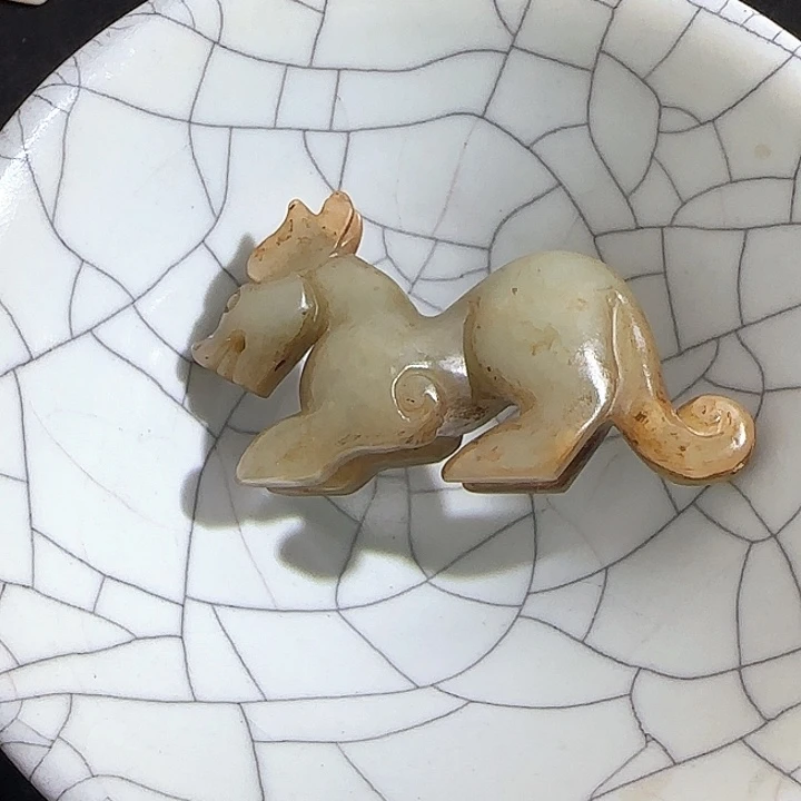 瓷片摆件恭喜发财工艺结缘3