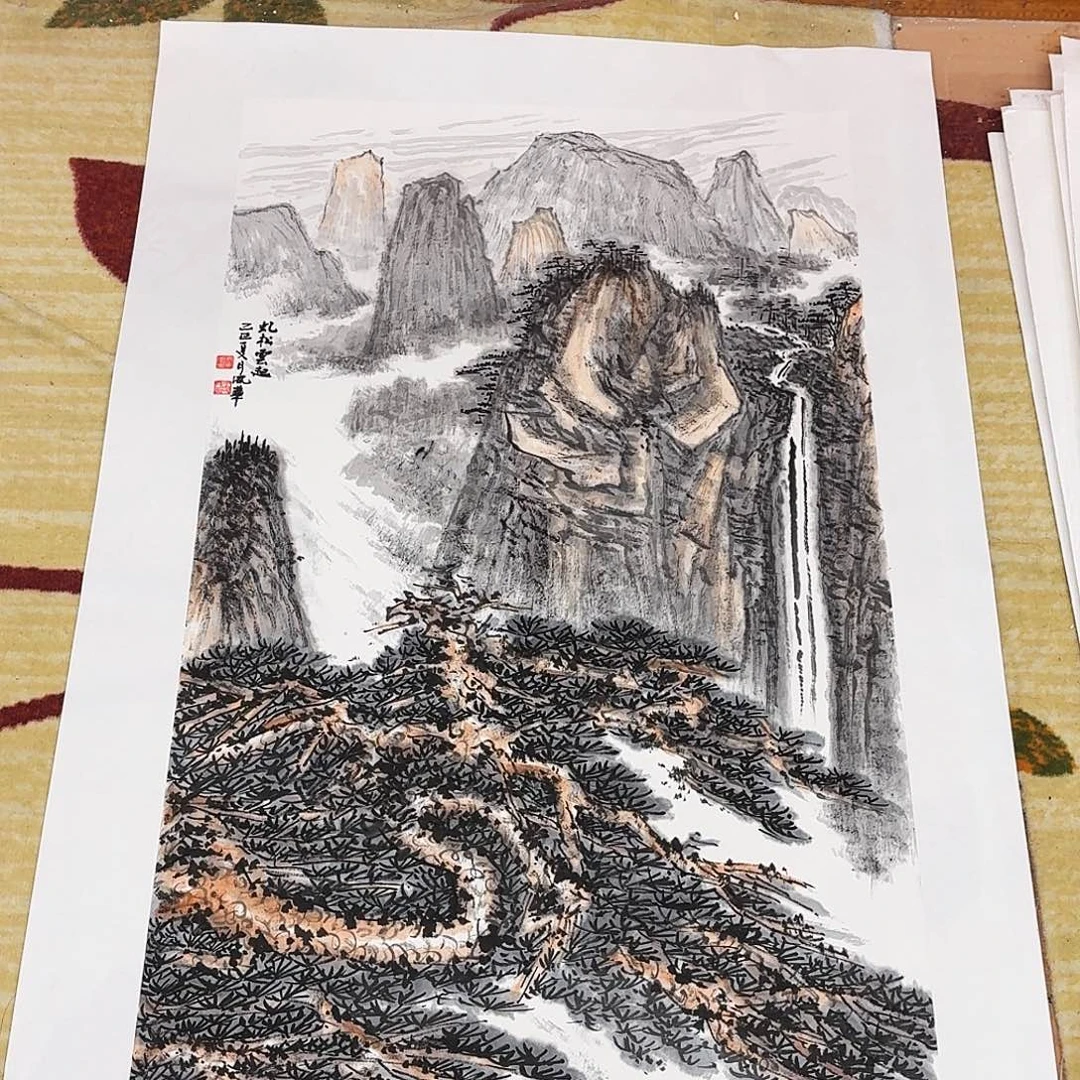 国画三尺整纸哈哈哈哈哈