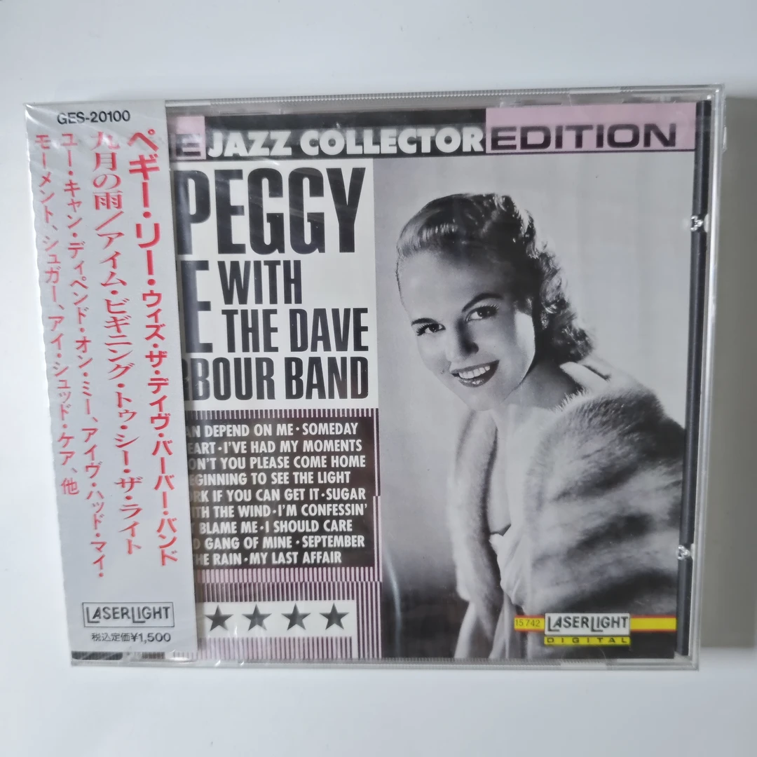 20【日版】未拆 爵士名伶佩吉李 Peggy Lee With The Dave Barbo CD