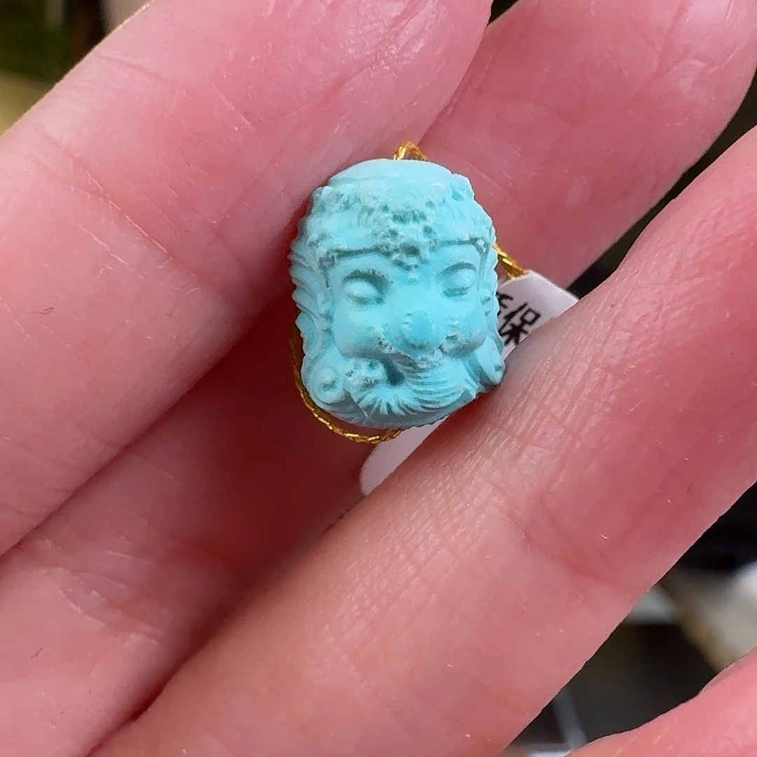 绿松石珠宝奇石未镶嵌