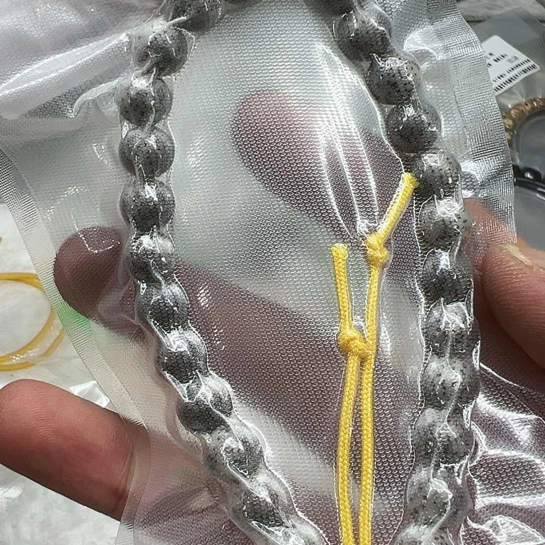 星月菩提手串175殿堂卡姿兰大眼睛黑灰星月菩提0.9圆手持