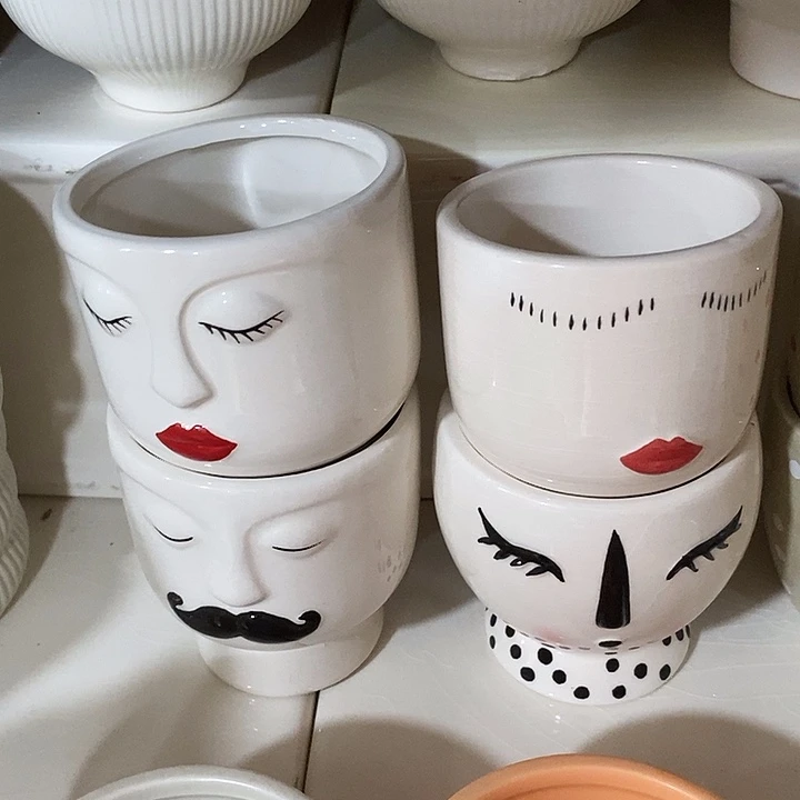 摆件陶盆有孔 瑕疵介意勿拍