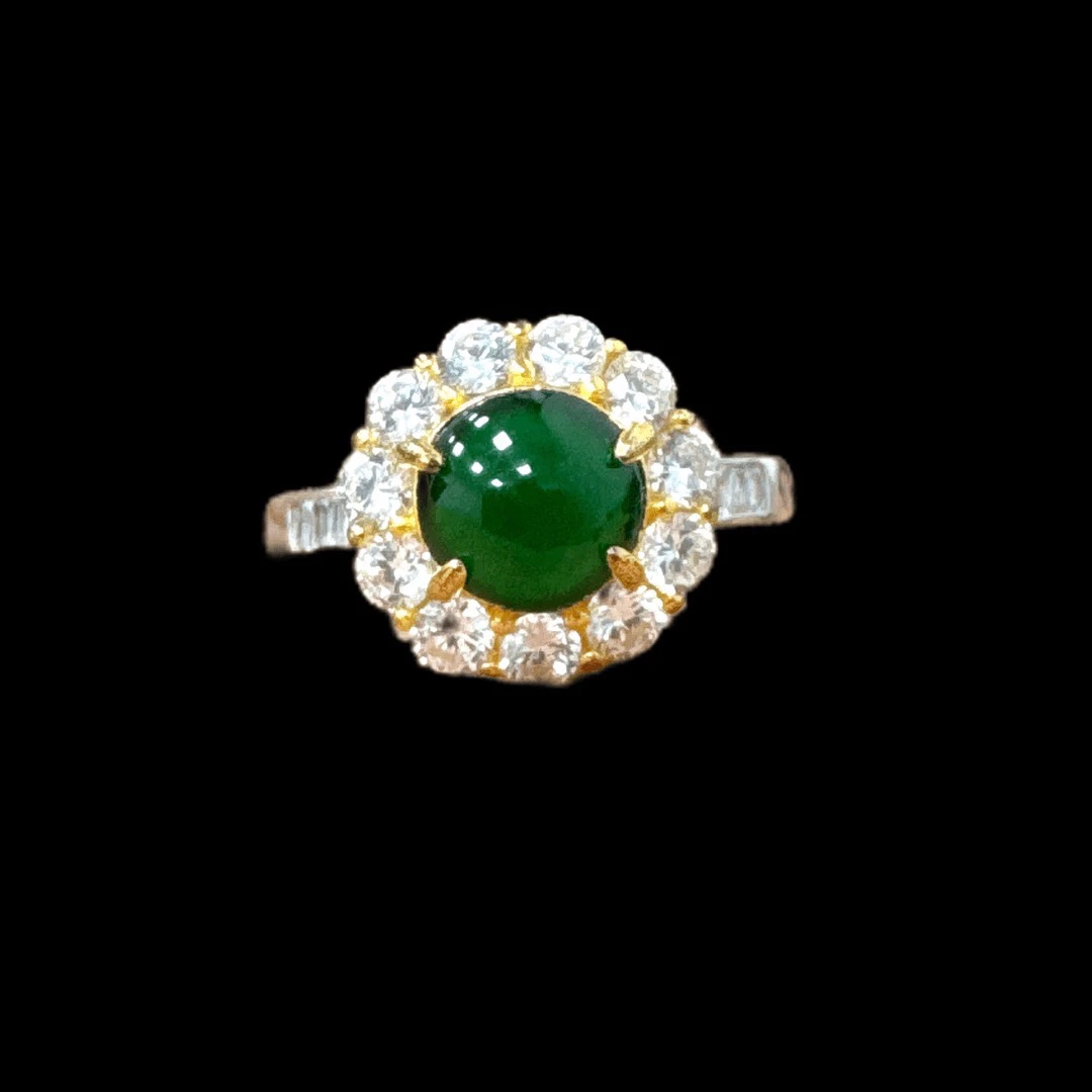 F4740翡翠戒指孤品！