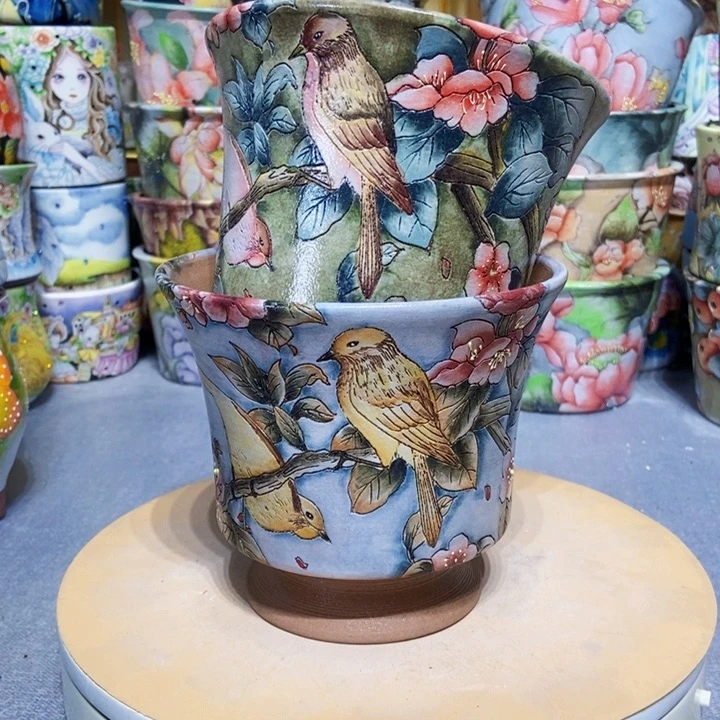 景德镇艺术手绘作品
