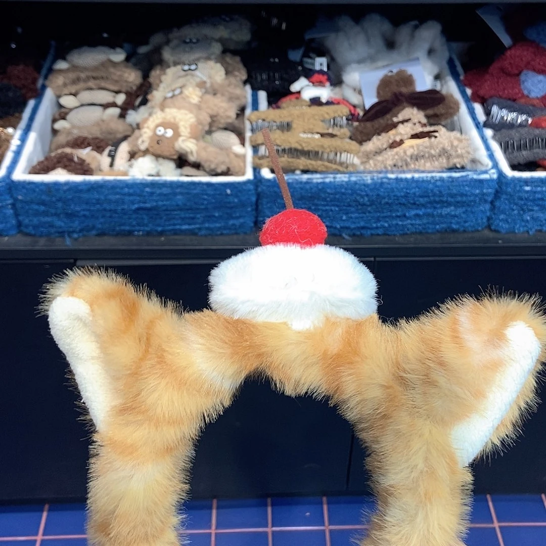 布艺铁合金可爱耳朵发箍新款