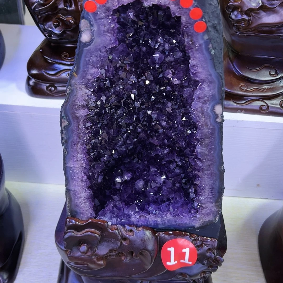 四***季紫晶大型摆件（非配饰）未镶嵌晶