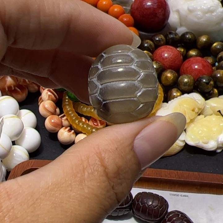 大果紫檀（缅甸花梨）射白富甲单珠