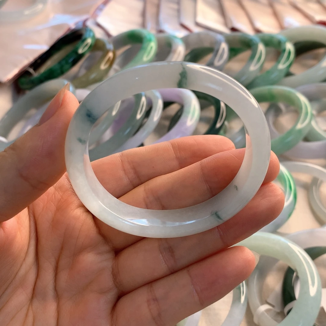 翡翠手镯未镶嵌贵妃52