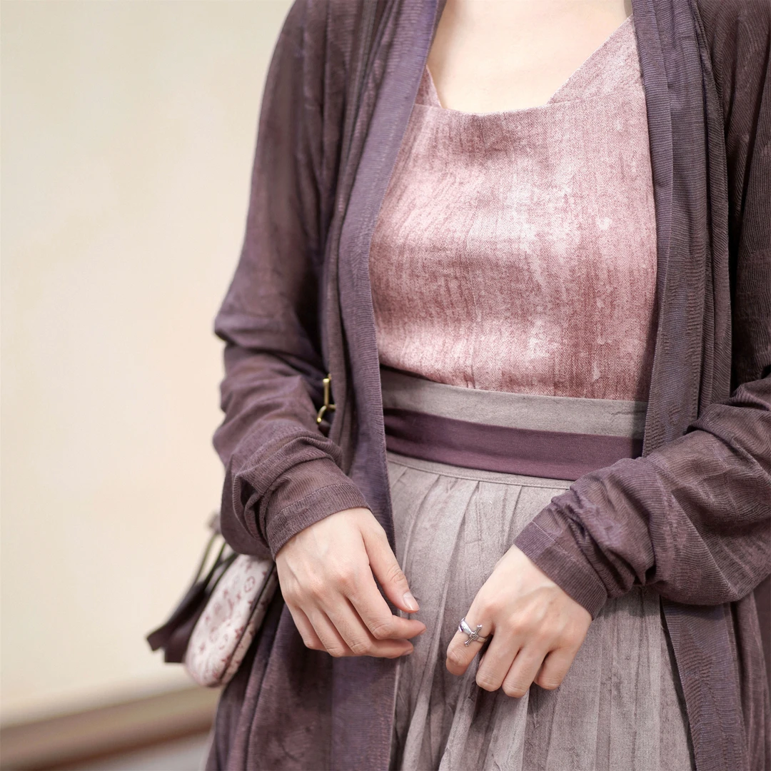 鹭洲集 紫炉宋抹吊带黄昇显瘦日常汉服