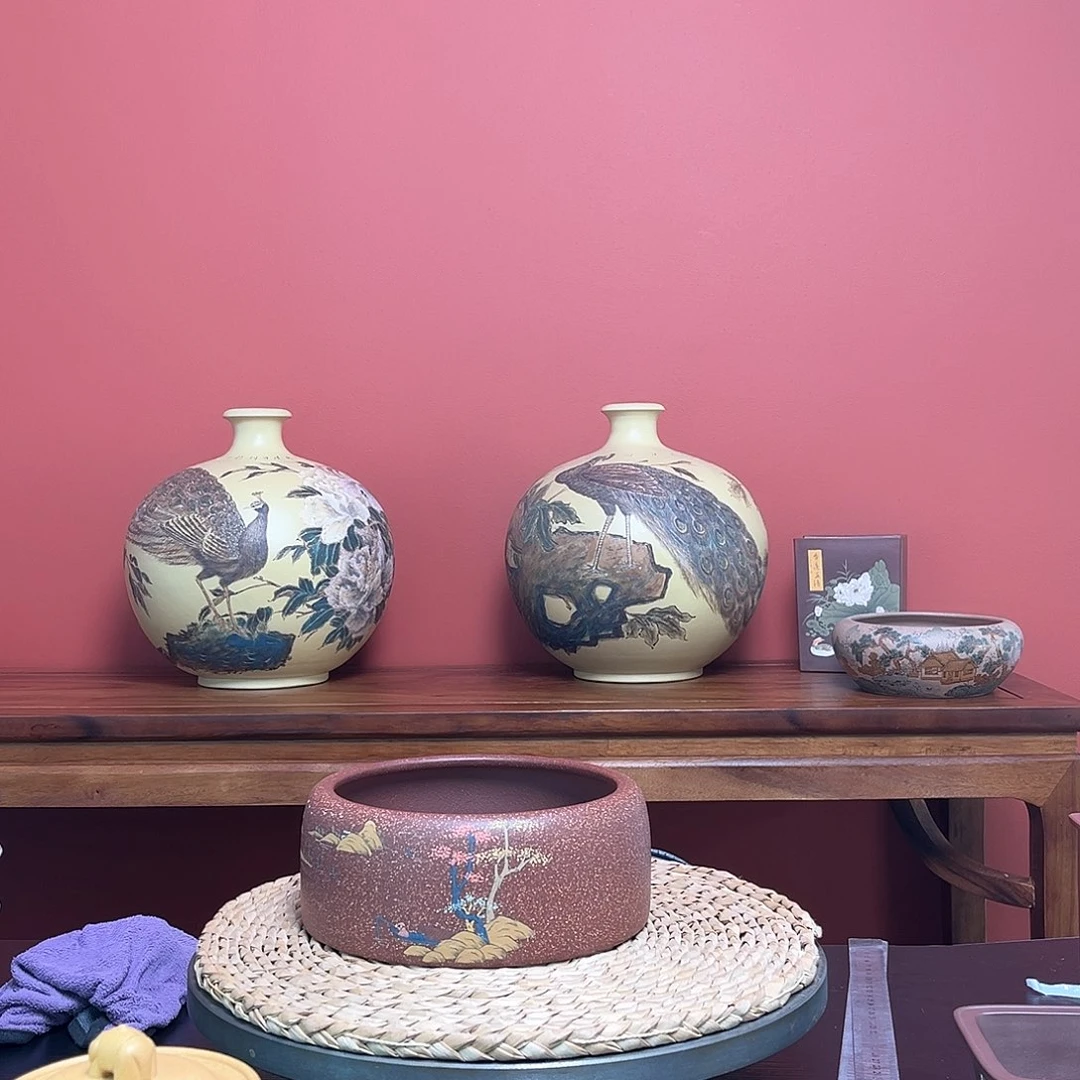 紫砂花盆?****?水洗紫砂