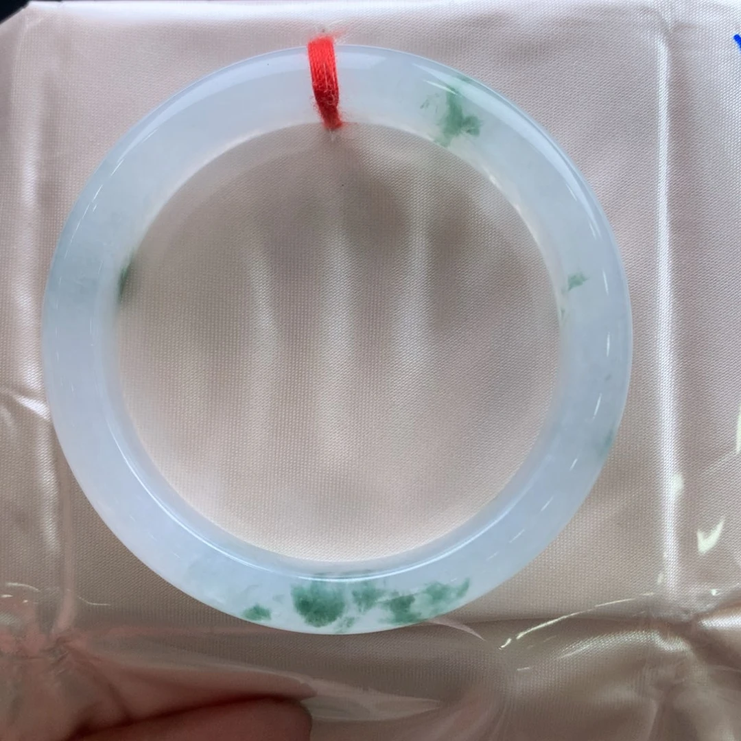 翡翠未镶嵌手镯67号