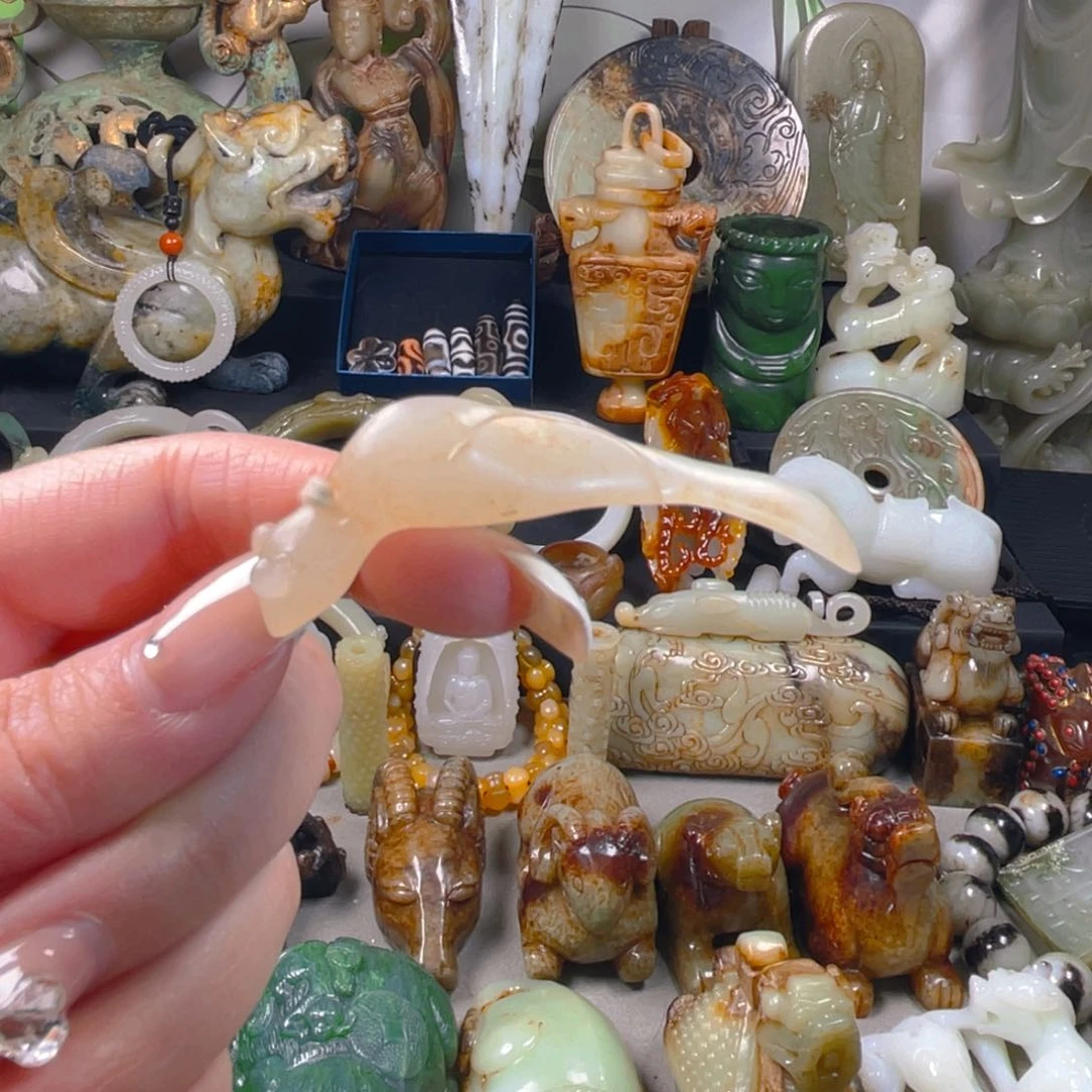 和田玉挂件未镶嵌21