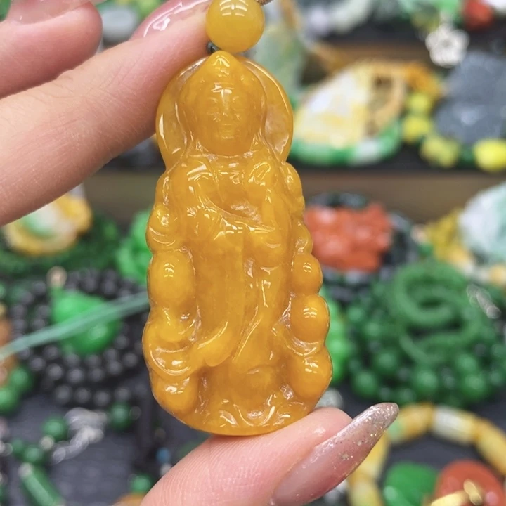 翡翠未镶嵌颈饰项链7