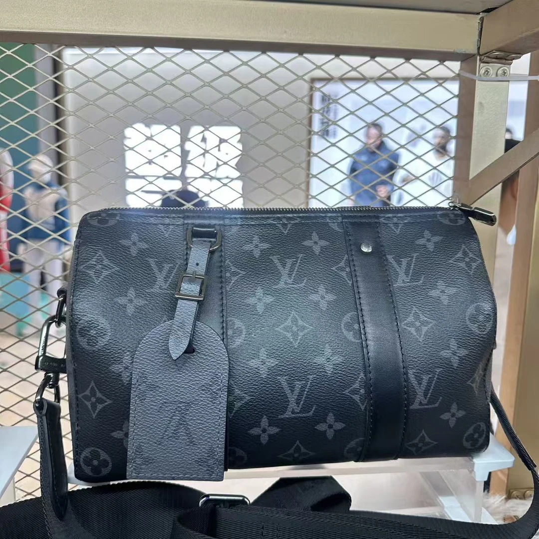 95新 LouisVuitton/路易威登 LV黑老花keepall  xd