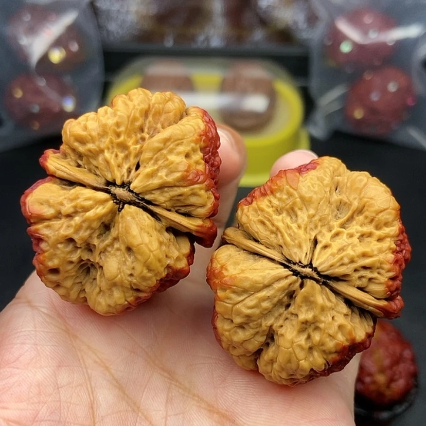 【闪购商品】把件文玩核桃43尺蝴蝶蟾