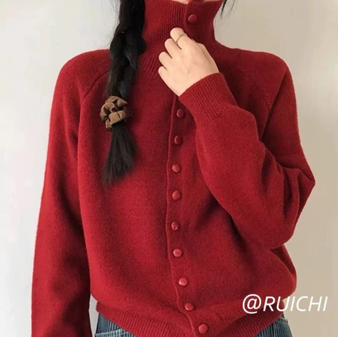 【优优冬季上衣合集】编号01-100号2024冬季新款百搭套头开衫合集