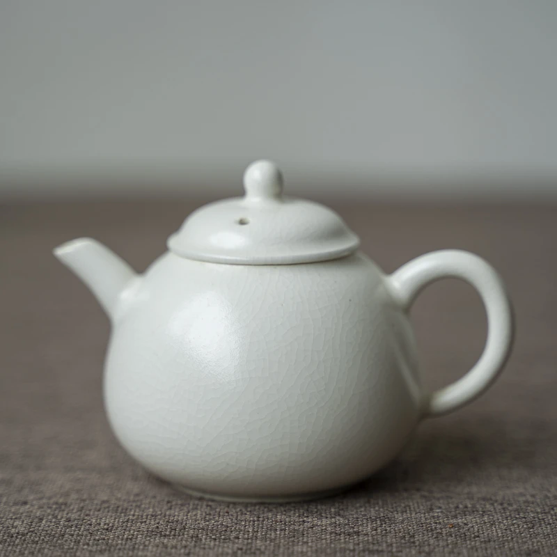 斋居 老岩泥泡茶壶梨形小品壶草木灰带过滤（W0019）