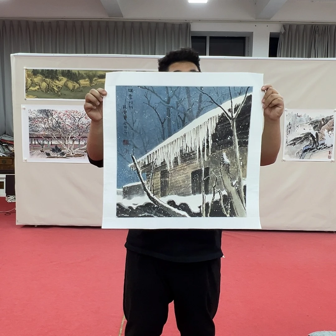 国画张郎郎老师艺术精品