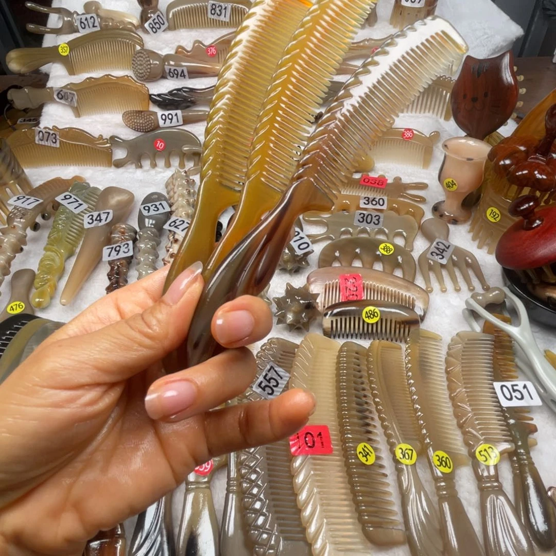 牛角梳福利款梳子