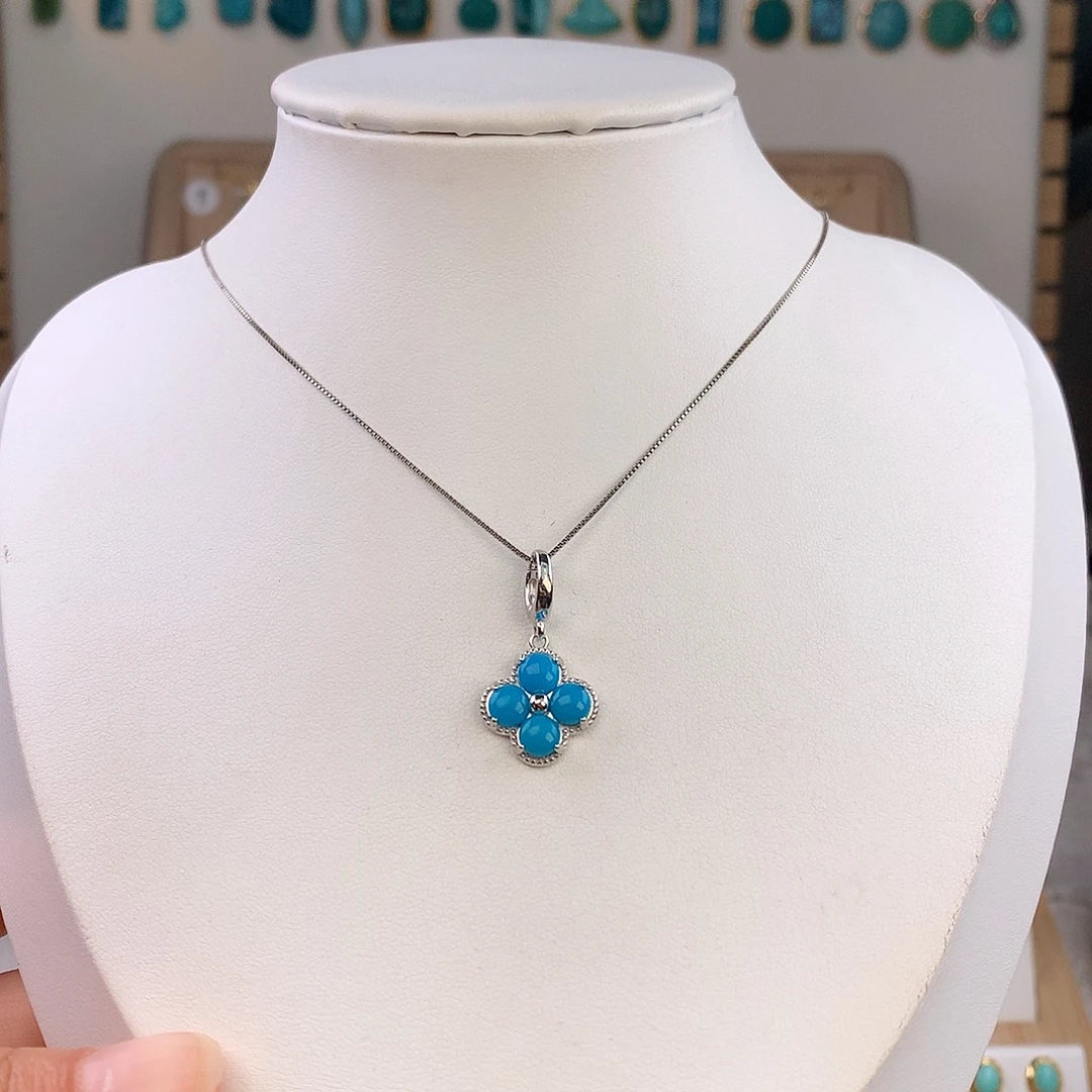 绿松石未镶嵌吊坠(不含链)