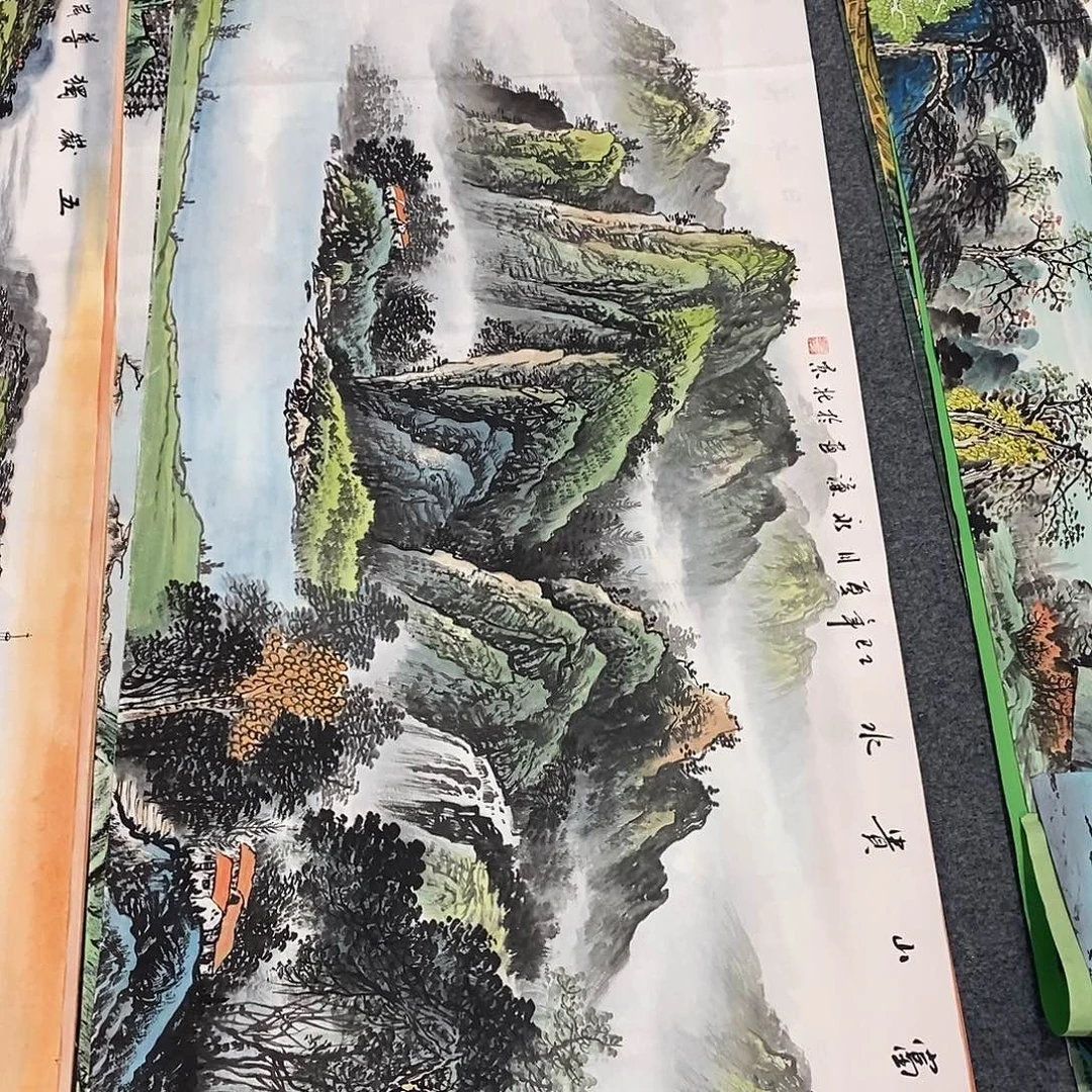 国画画画真的画画画