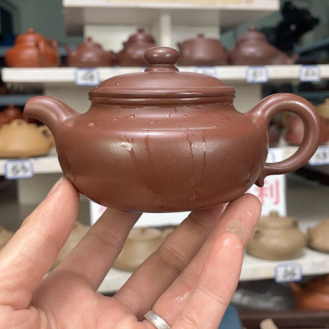 紫砂茶壶天青全手工230毫升