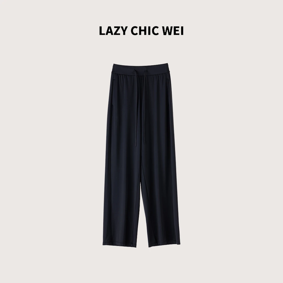 LAZY CHIC WEI al*同源瑜伽显瘦松紧腰速干轻柔凉感裤2517SSW5175