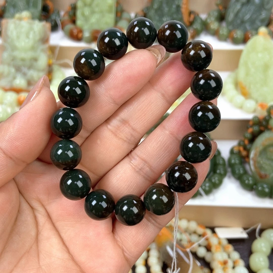 透闪石质玉手串未镶嵌