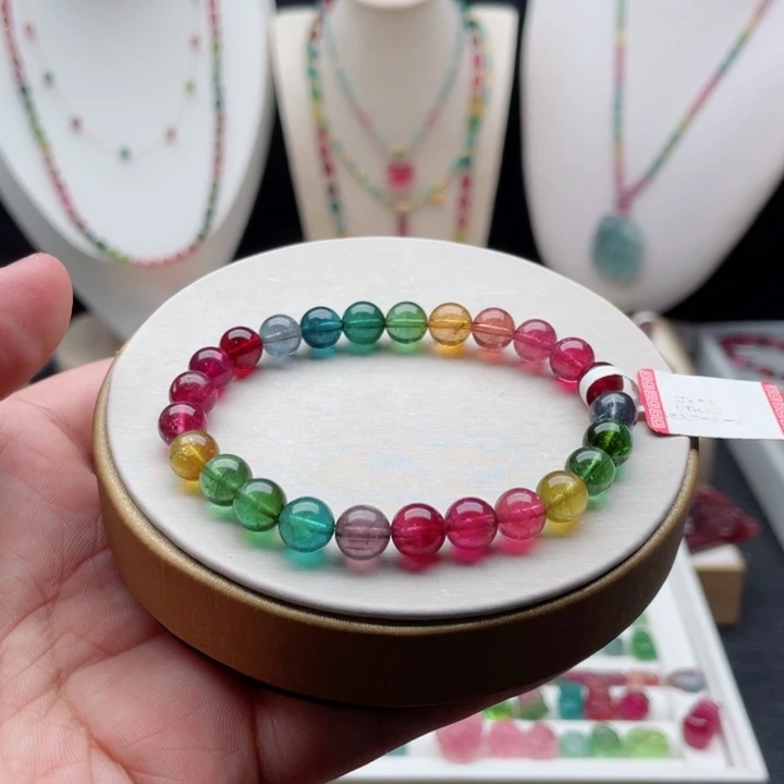 未镶嵌手链碧玺碧玺手链