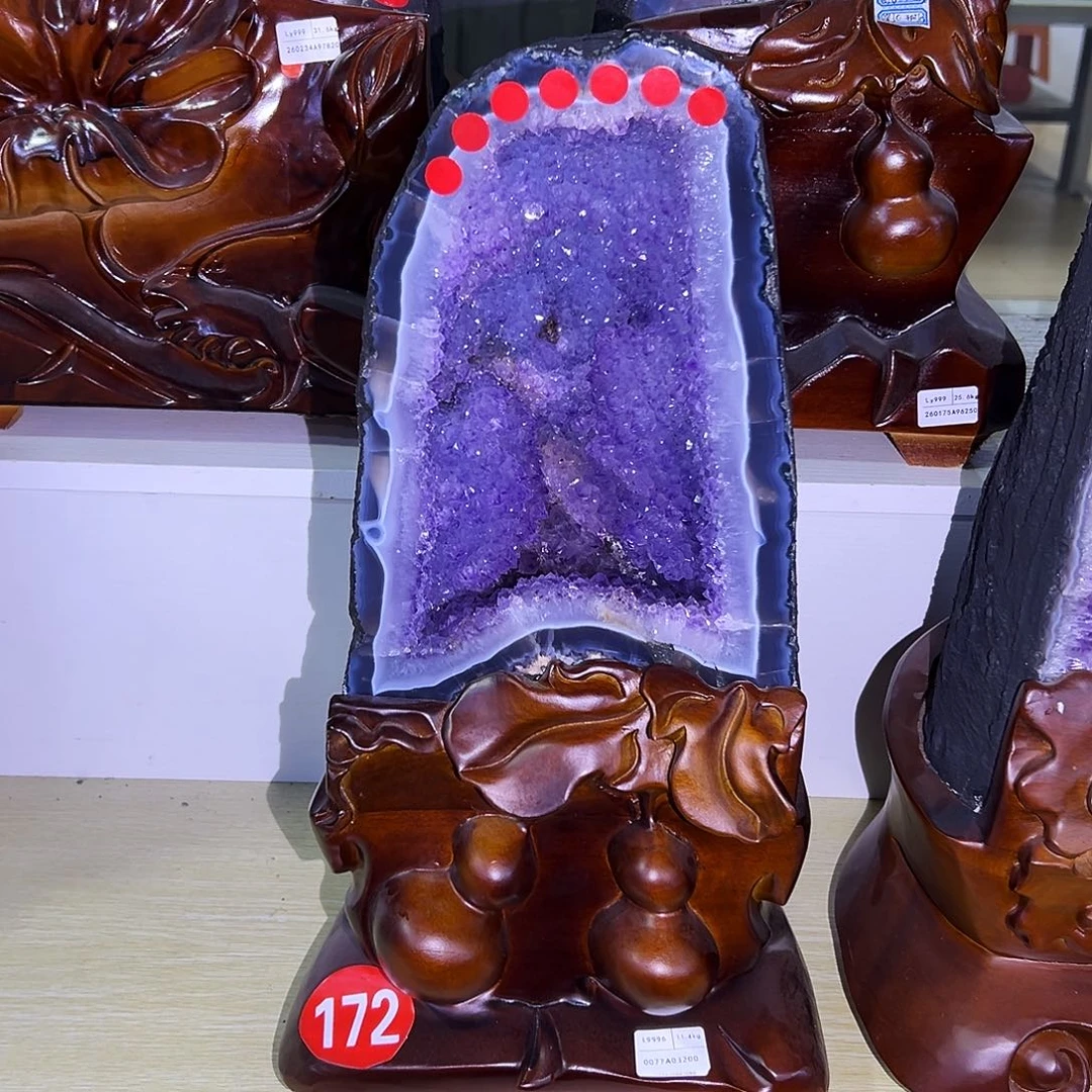 未镶嵌紫晶大型摆件（非配饰）