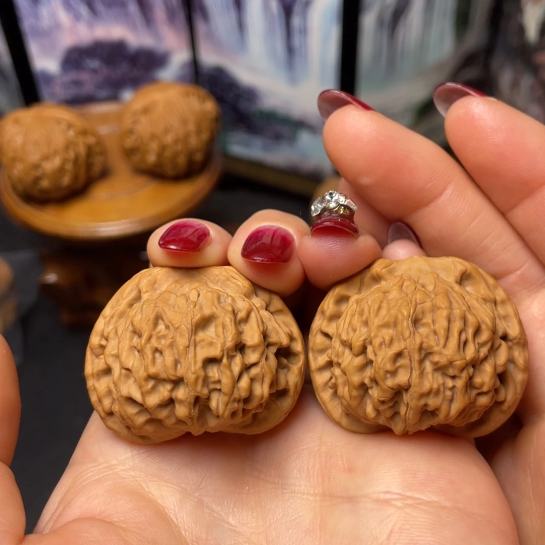 把件文玩核桃38全品天地圆