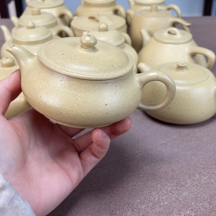 本山绿泥茶壶明卢150毫升