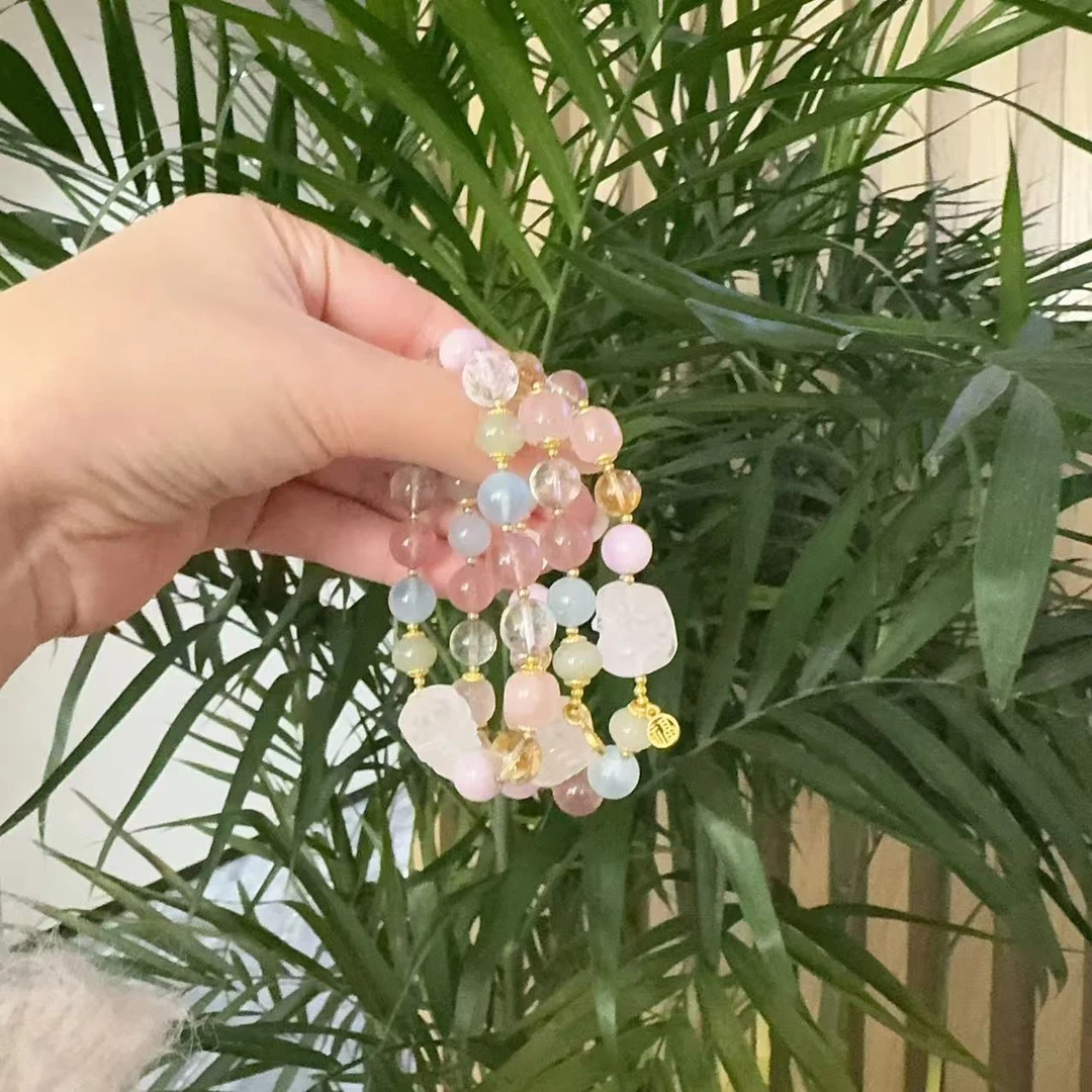 2409251622 WWX 水晶貔貅手串012  （多样性发其一）