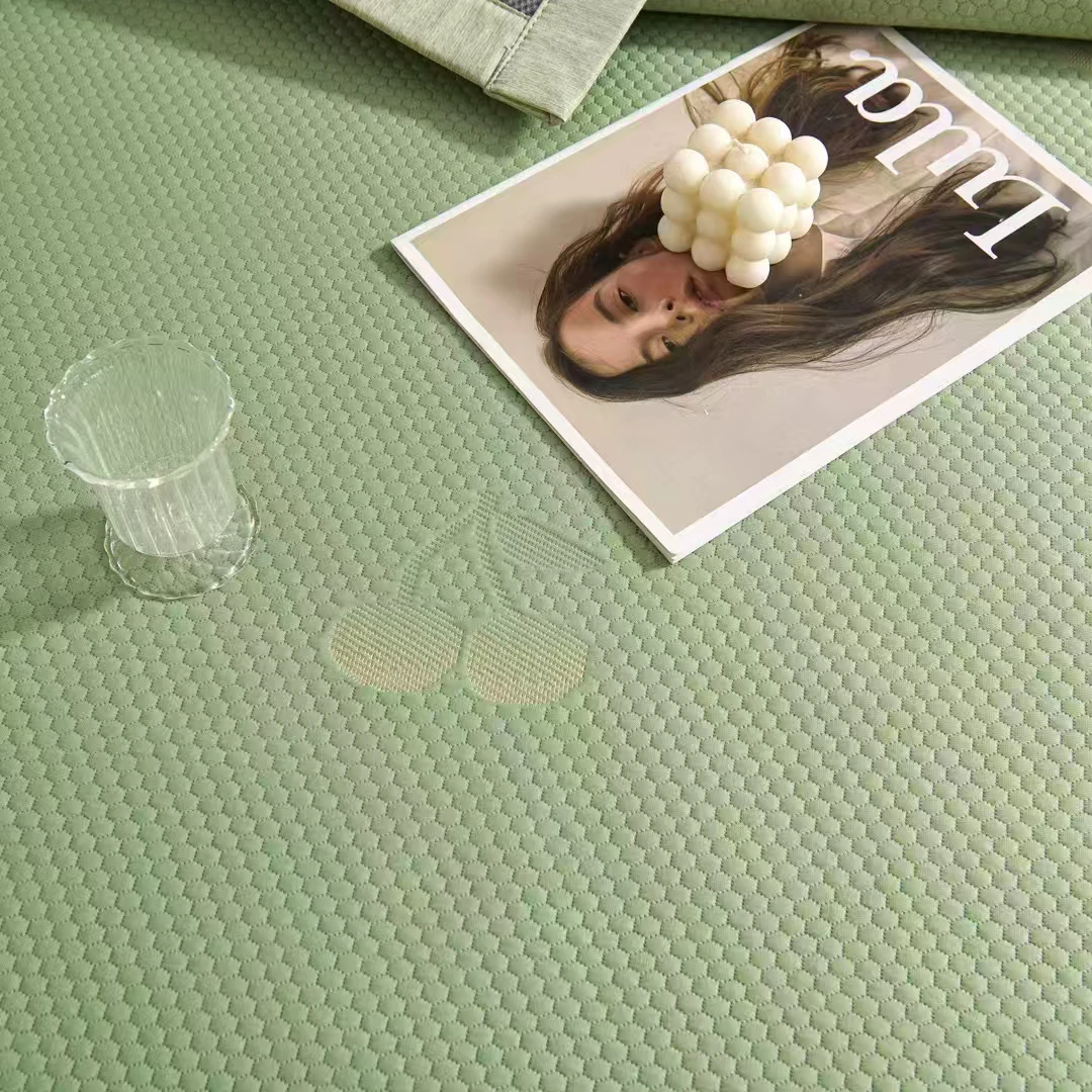 莫氏樱桃2m凉感豆平铺款凉席三件套