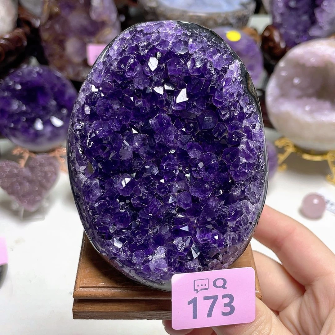 珠宝半成品未镶嵌紫晶