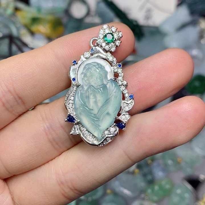 翡翠吊坠(不含链)未镶嵌