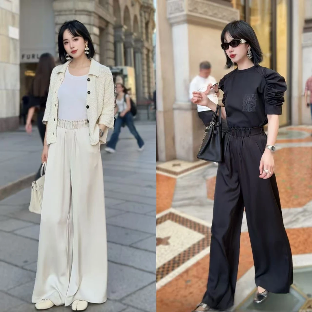 意大利Chiara Serenelli  时尚显瘦百搭花苞裤