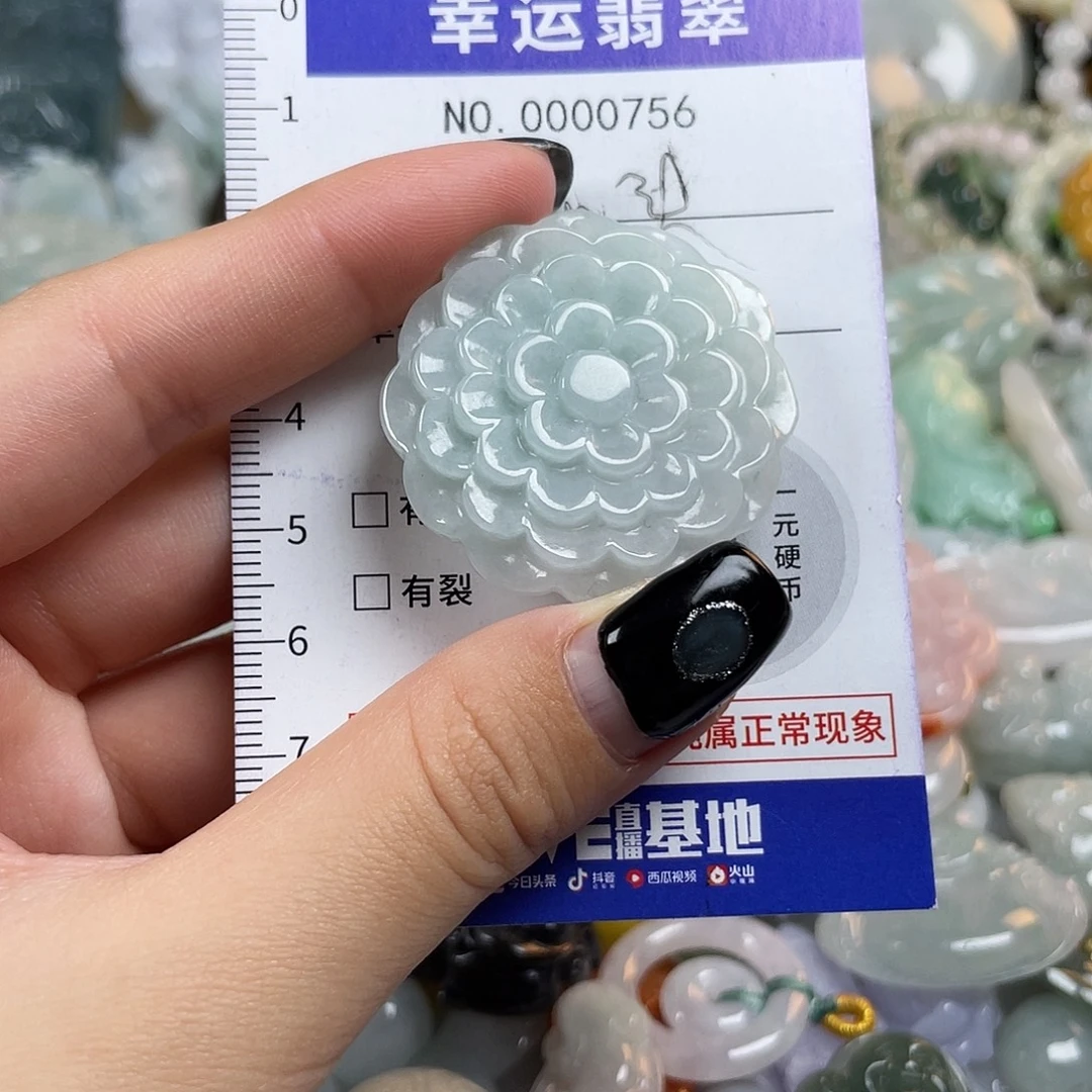 翡翠未镶嵌颈饰756