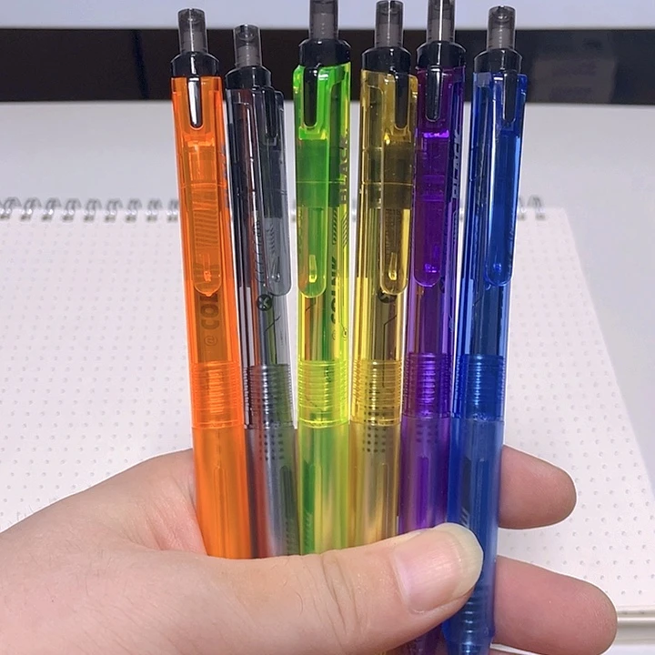 柯林霓虹系列黑笔6支