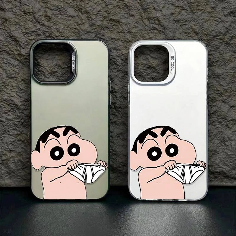 手机壳适用苹果16PRO华为VIVO小米OPPO一加趣味搞怪小新防摔保护