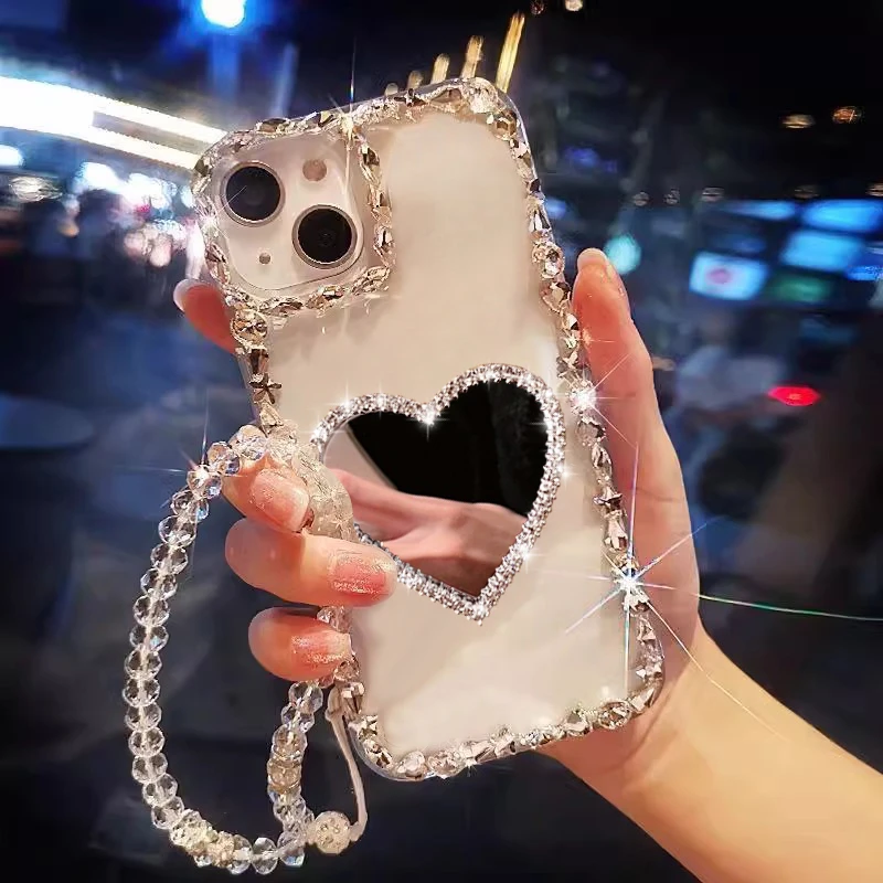 适用oppo9荣耀300苹果15plusvivo爱心4钻16promax华为17Air手机壳