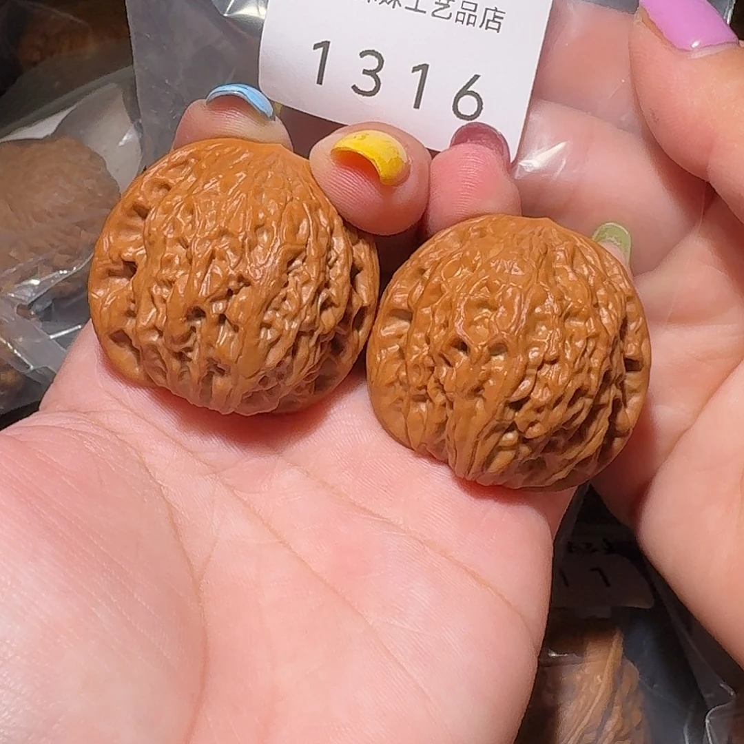 文玩核桃把件铁锤38➕