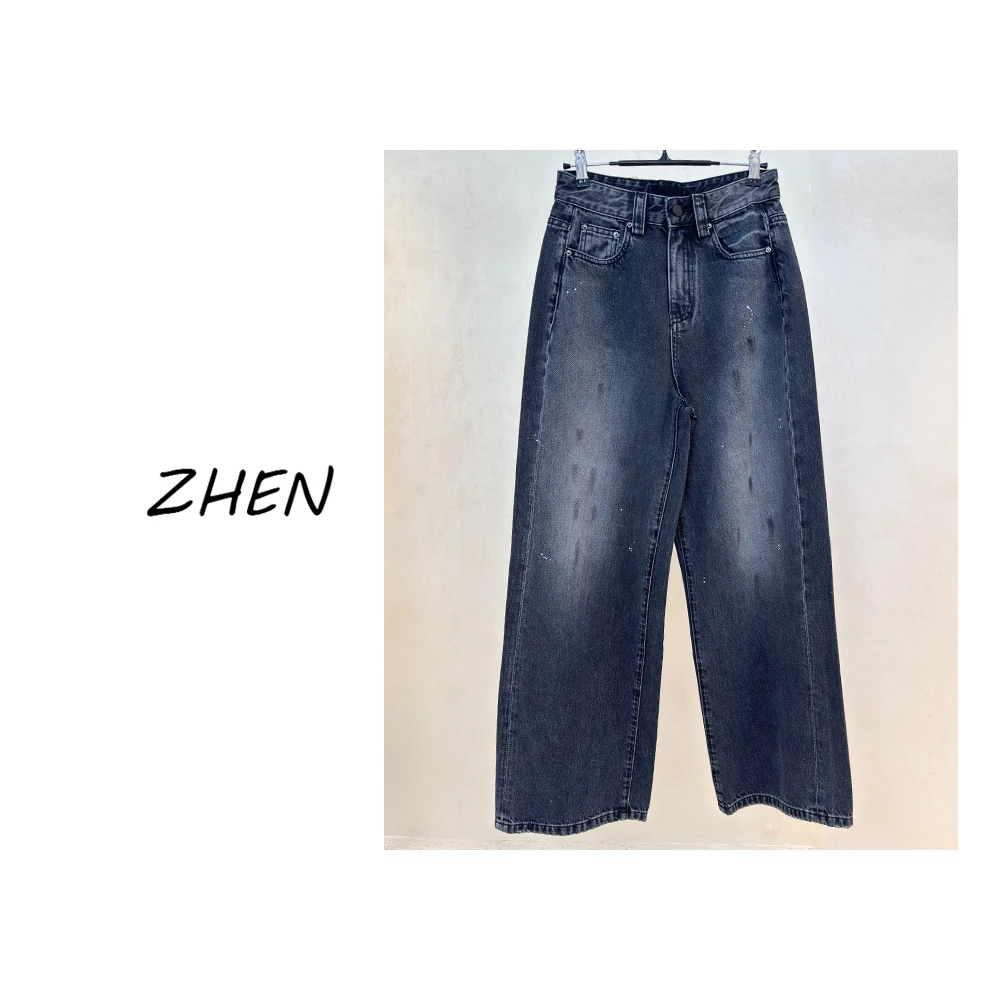 【ZHEN】25Y00071 2025经典休闲裤直筒显瘦小众设计师款