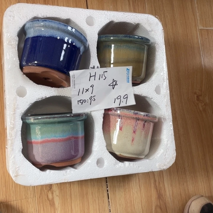 粗陶多肉花盆微瑕115