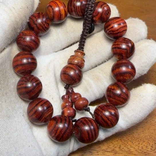 黄花梨/降香黄檀全陈化老料把件串