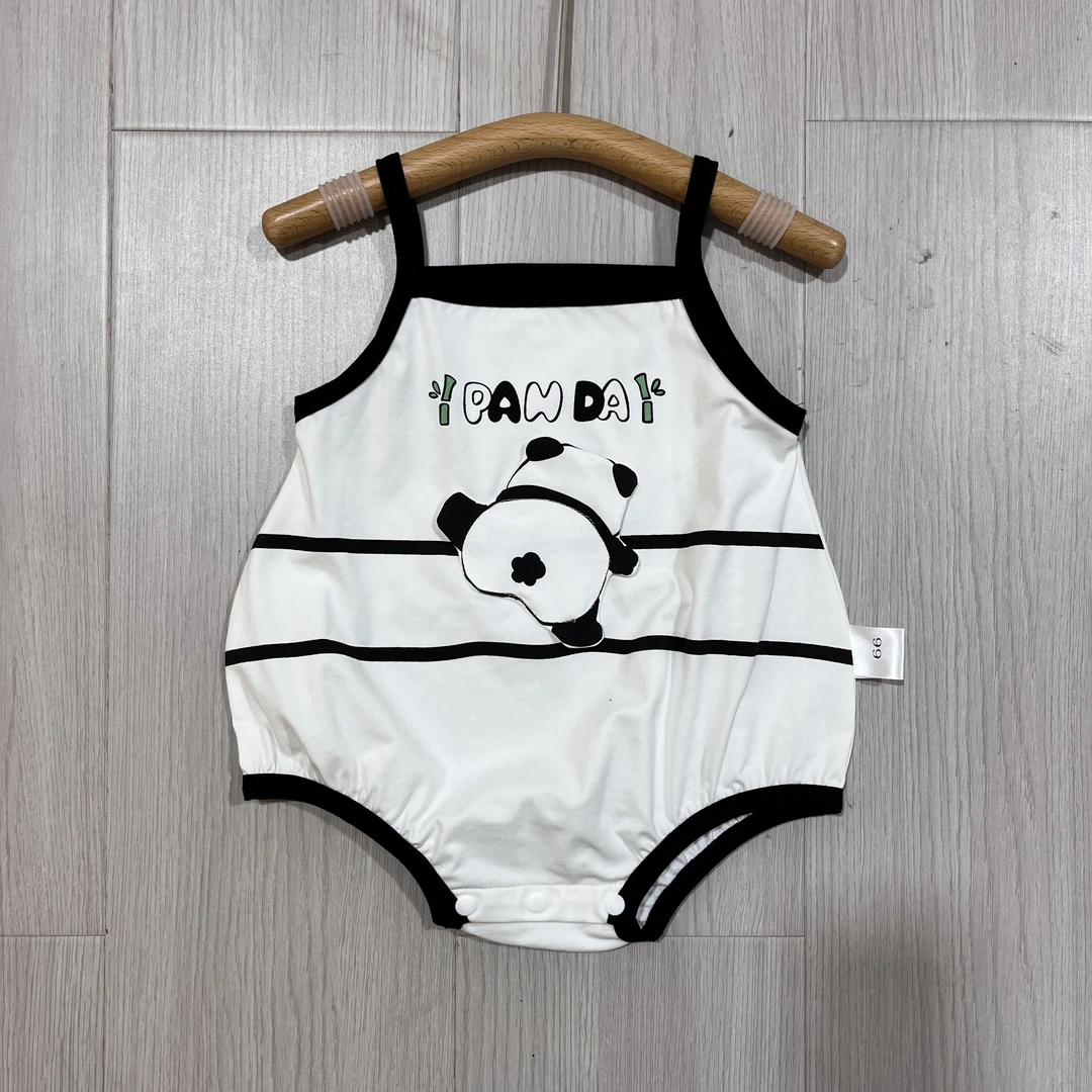 条纹熊猫字母三角爬3204